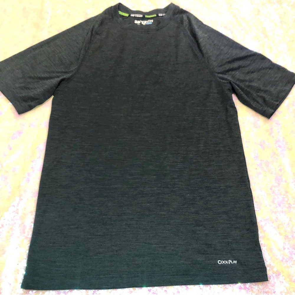 SB Tech Cool Play workout gym shirt sleeve shirt grey small